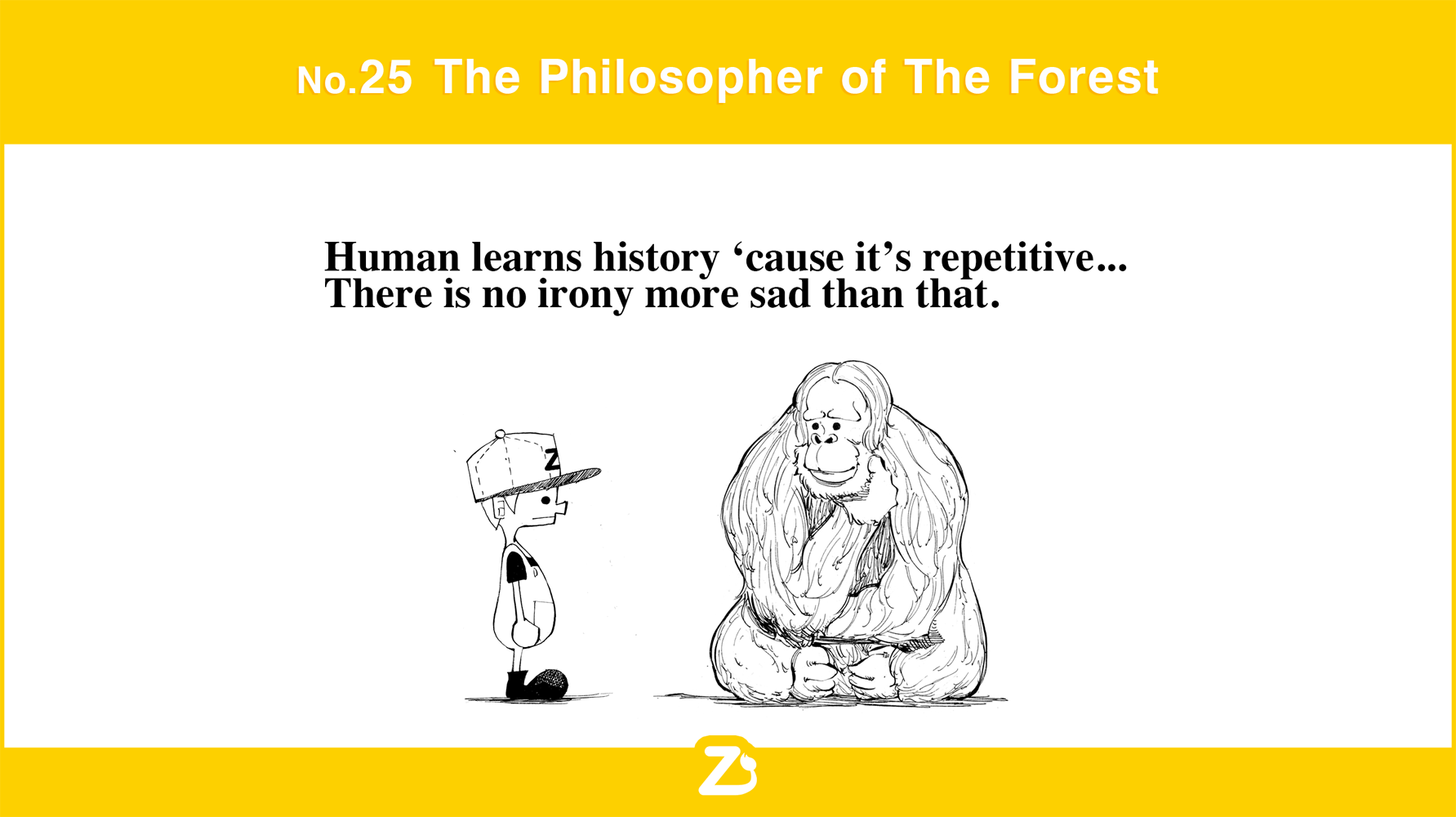orangutan No. 25 The Philosopher of The Forest