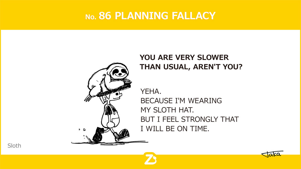 No. 86 PLANNING FALLACY/遅れの原因